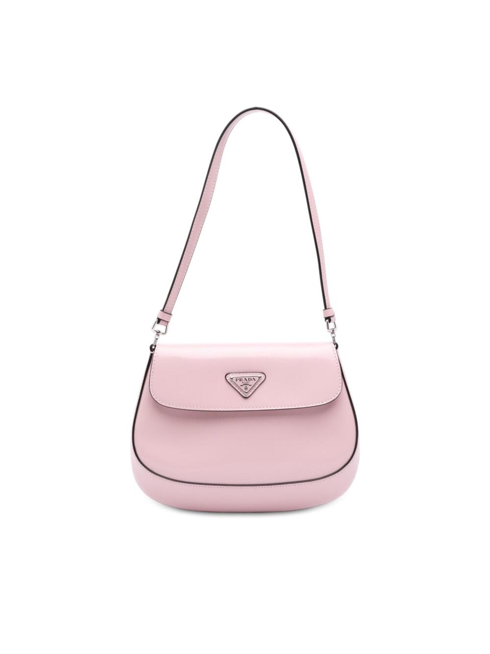 Prada Spazzolato Leather Cleo Flap #341439P14B